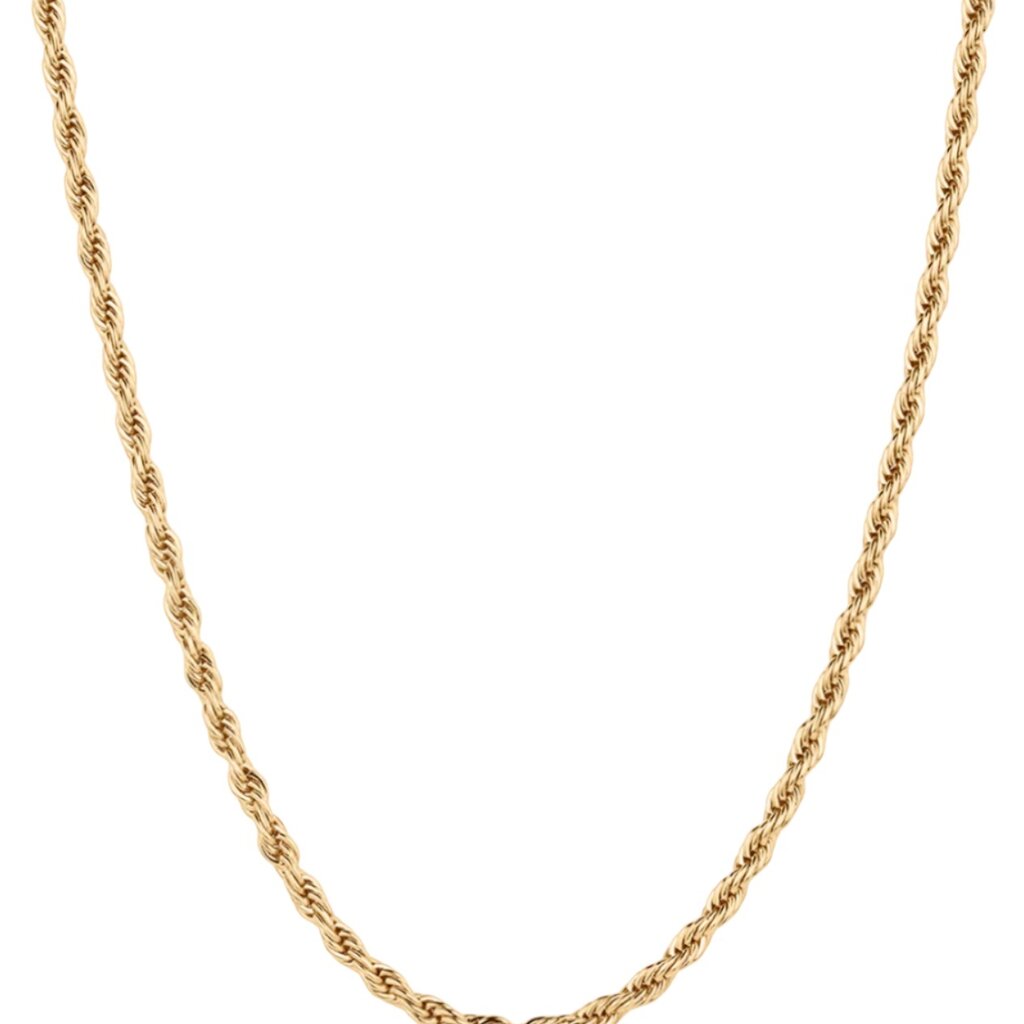 Thatch MINI BOWIE ROPE NECKLACE 14K GOLD PLATED