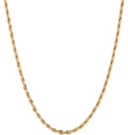 Thatch MINI BOWIE ROPE NECKLACE 14K GOLD PLATED