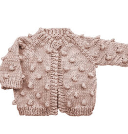 The Blueberry Hill Popcorn Cardigan Blush