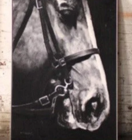 VIEW HORSE W SILVER FRAME