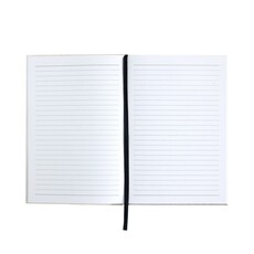 Grateful Heather Gray Linen Notebook