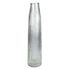 Melba Ribbed Vase, Glass - Lrg