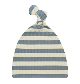 LOU LOU Lincoln Ribbed Top Knot Hat