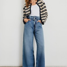 Rails NELLY CARDIGAN NAVY OAT STRIPE