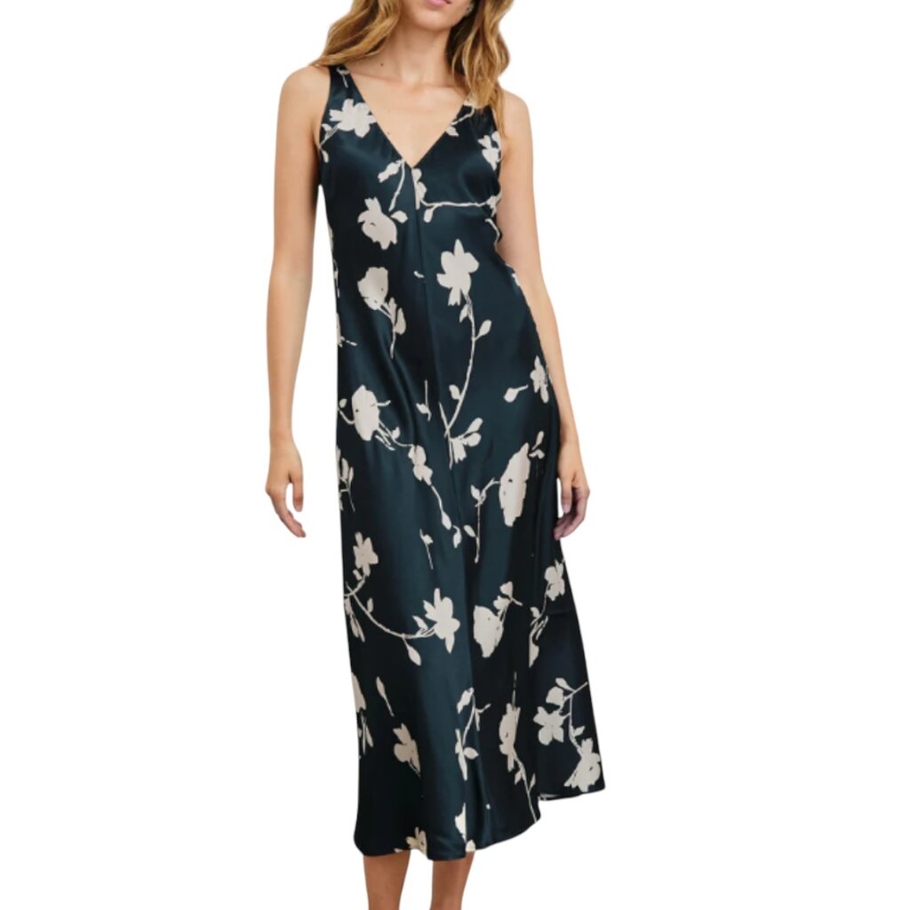 Rails CAMELLIA DRESS MIDNIGHT ROSES