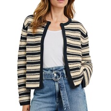 Rails NELLY CARDIGAN NAVY OAT STRIPE