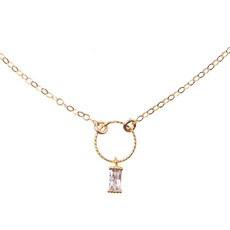 VERVE JEWELRY TINK TINY CHARM NECKLACE