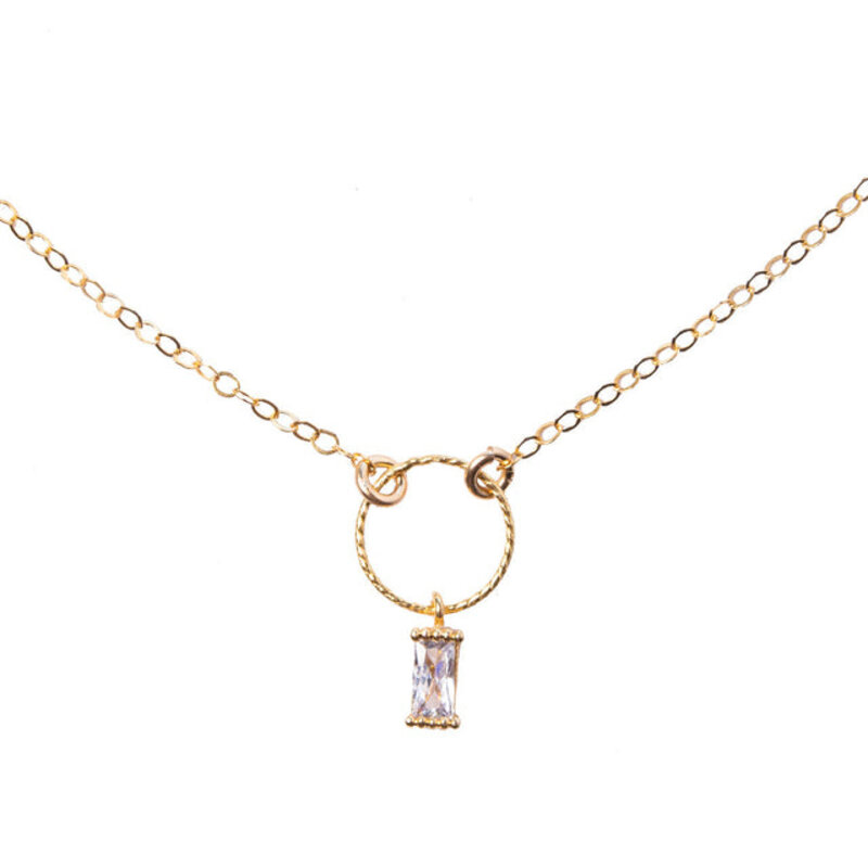 VERVE JEWELRY TINK TINY CHARM NECKLACE