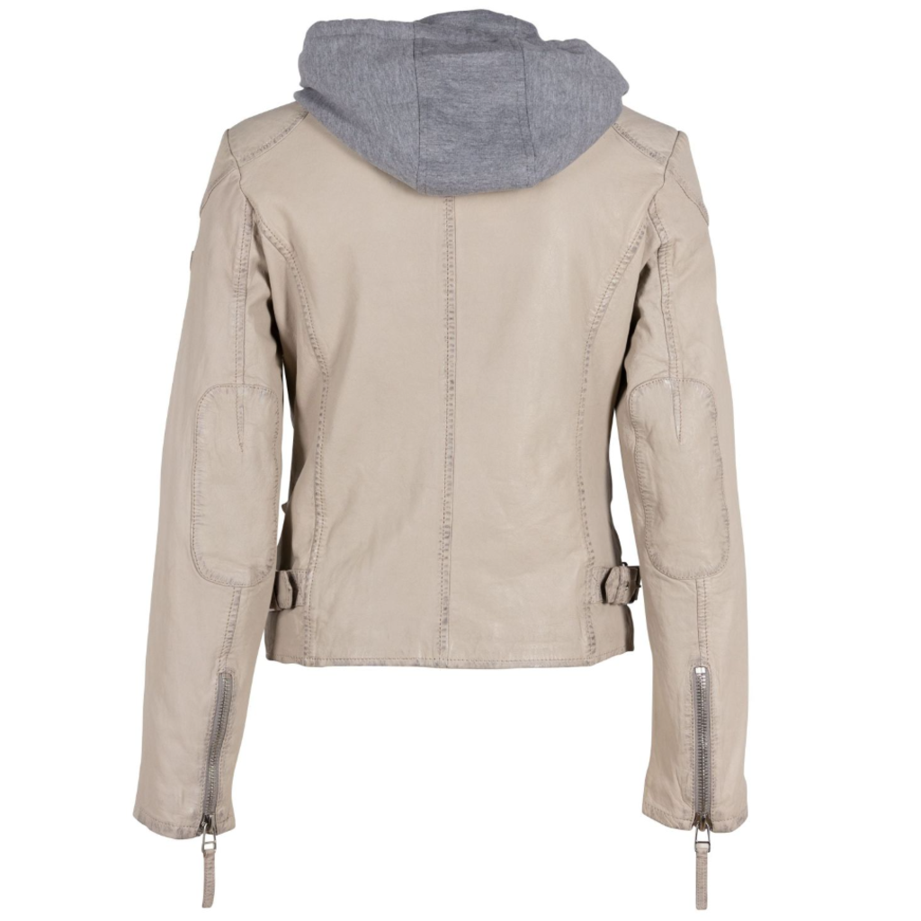 FINJA REMOVABLE HOODIE JACKET LIGHT BEIGE
