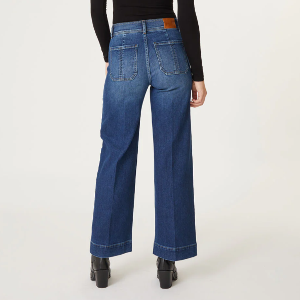 CAMILLE EXPOSED BUTTON WIDE LE BLUE SPIRITS