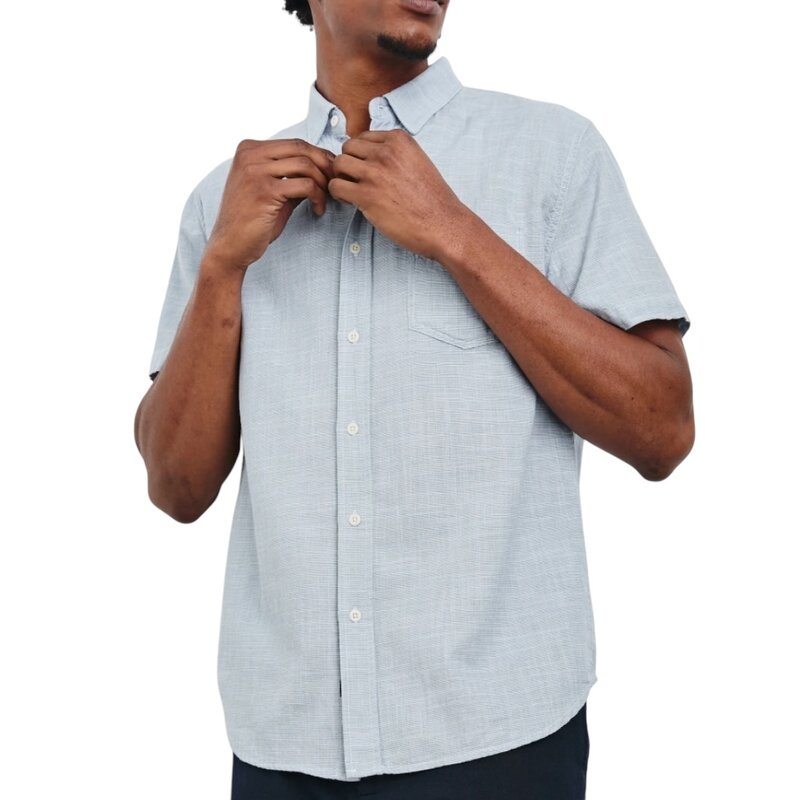 RAILS FOR HIM FAIRFAX SS BUTTON UP TIDAL ETCH