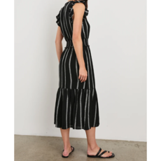 Rails GARDEN DRESS ASH LENO STRIPE