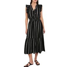Rails GARDEN DRESS ASH LENO STRIPE
