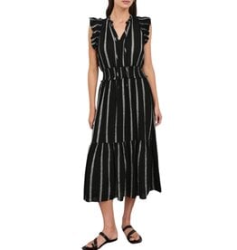 Rails GARDEN DRESS ASH LENO STRIPE