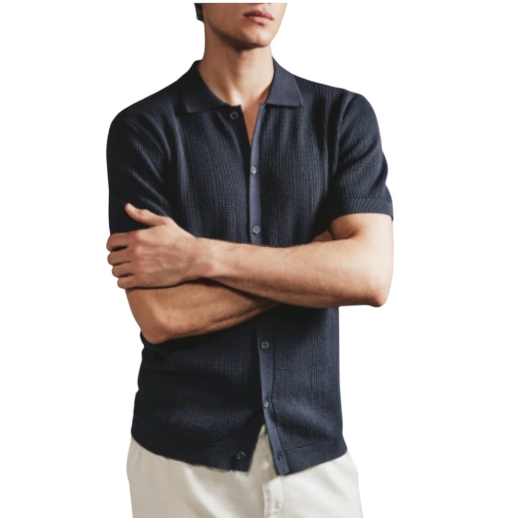 7DIAMONDS NASH BUTTON DOWN NAVY