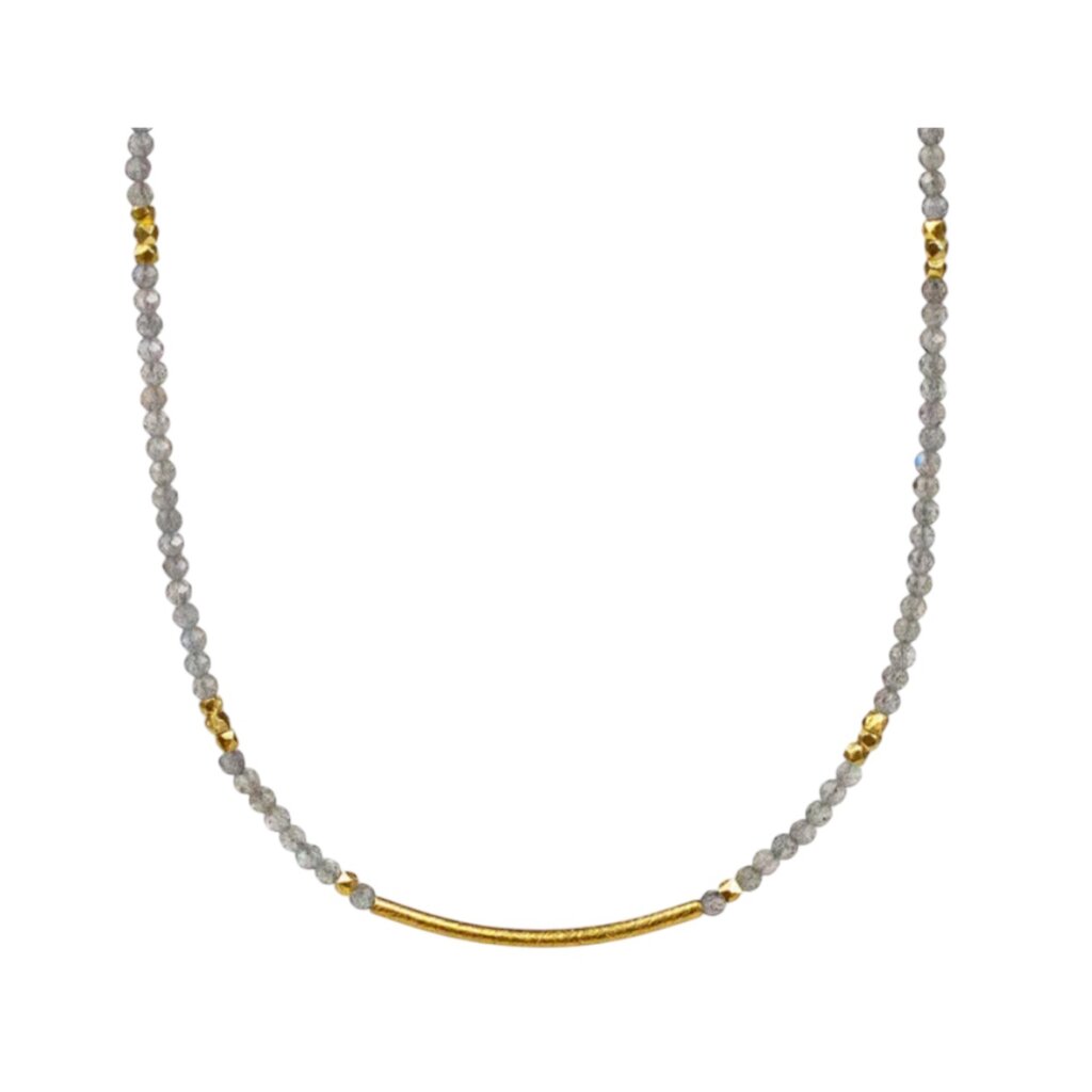 Lulu Zephyr Beaded Necklace LAB