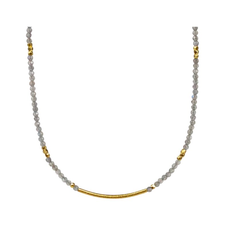 Lulu Zephyr Beaded Necklace LAB