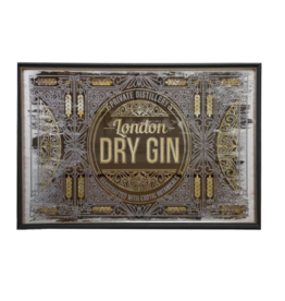 Plastic & MDF Framed Wall Décor with Antique Mirror