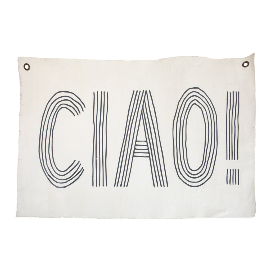Sugarboo Ciao Hand Painted Wall Hanging - 37"x25"