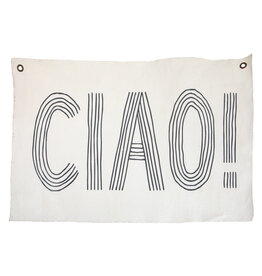 Sugarboo Ciao Hand Painted Wall Hanging - 37"x25"
