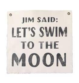 Sugarboo Jim Said 25"x25" Hand Painted Wall Hanging