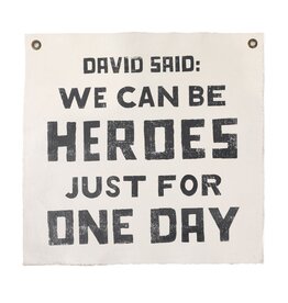 Sugarboo David Said 25"x25" Hand Painted Wall Hanging