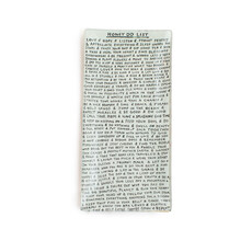 Sugarboo Honey Do List Small Rectangle Decoupage Plate 8.5" x 4" 8.5" x 4"