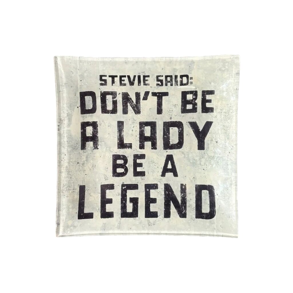 Sugarboo Stevie Said Small Square Decoupage Plate
