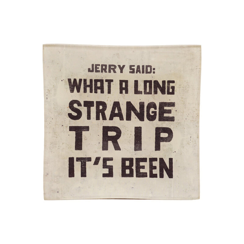 Sugarboo Jerry Said Small Square Decoupage Plate