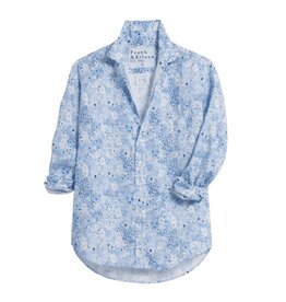 Frank & Eileen EILEEN RELAXED BUTTON UP BLUE FLORAL