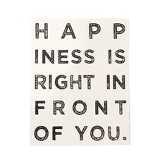 Sugarboo Happiness Is Right In Front Of You Handmade Paper Print