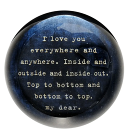 Sugarboo Paperweight - I Love You Everywhere