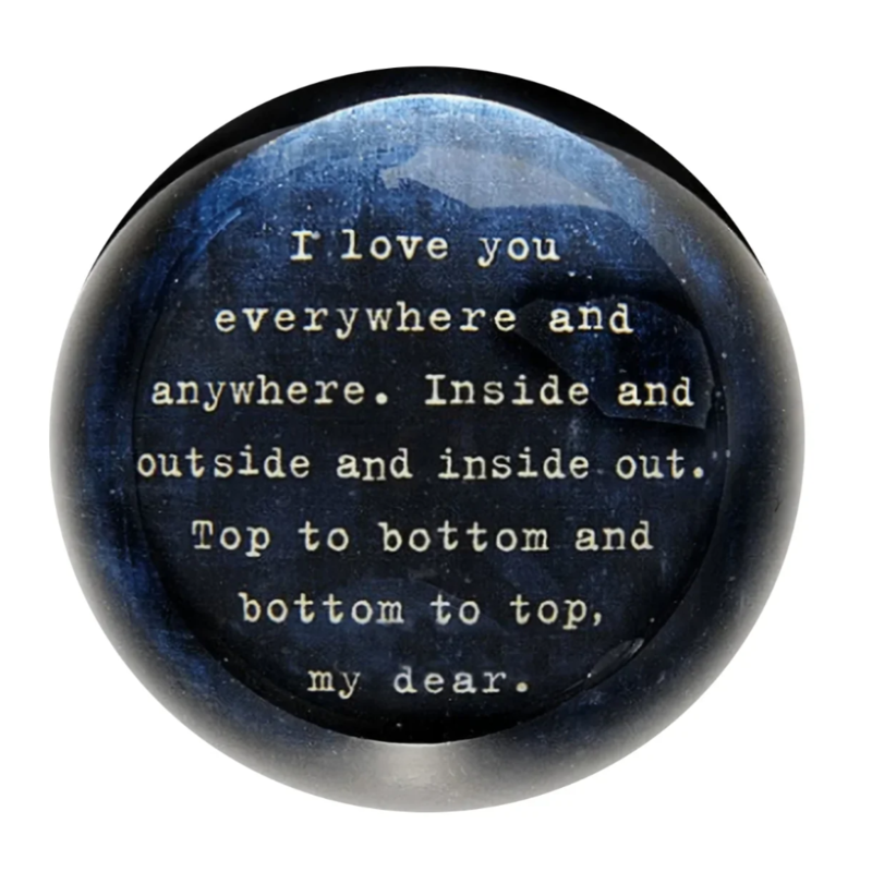 Sugarboo Paperweight - I Love You Everywhere