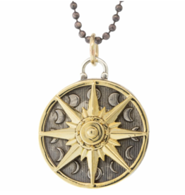 Lulu LUNAR COMPASS STERLING SILVER BRONZE