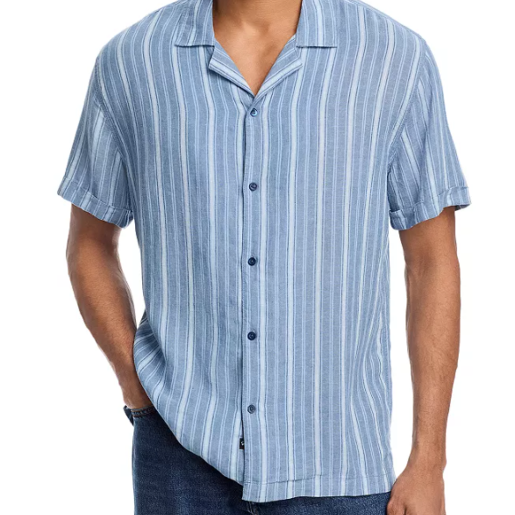 RAILS FOR HIM CAYMAN SHIRT COASTAL BLUE