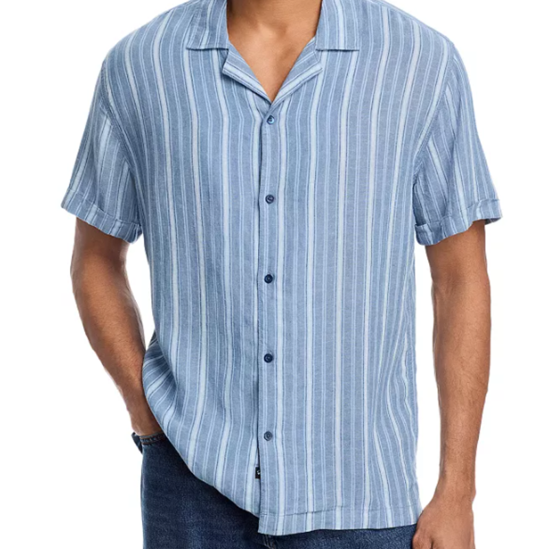 RAILS FOR HIM CAYMAN SHIRT COASTAL BLUE