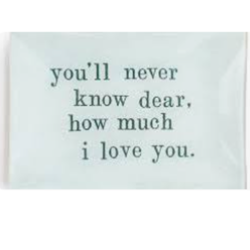 Sugarboo Never Know Dear Large Rectangle Decoupage Plate