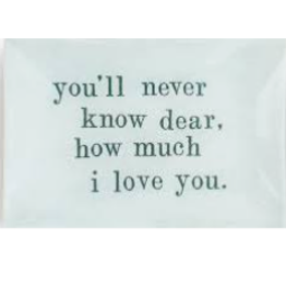 Sugarboo Never Know Dear Large Rectangle Decoupage Plate