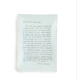 Sugarboo Letter For Sophie (Beautiful Darling) Large Rectangle Decoupage Plate