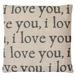 Santa Barbara Design Studio I LOVE YOU PILLOW 26" x 26" + INSERT