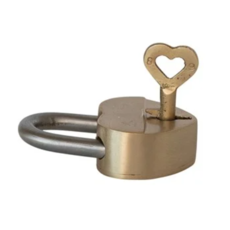 Heart Shaped Lock with Heart Shaped Key