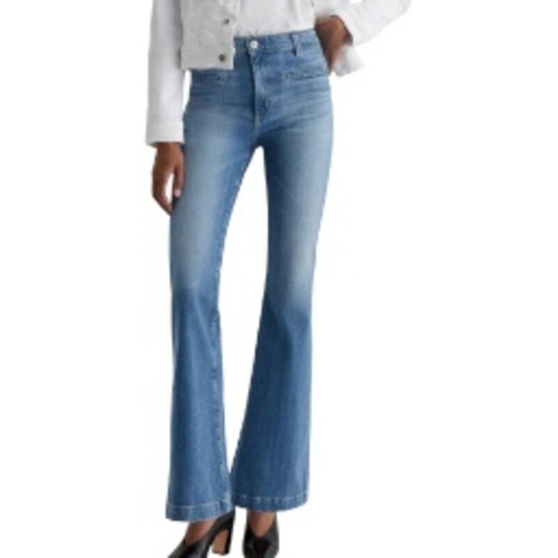 AG DESI 70S INSPIRED HIGH RISE FLARE IRIS