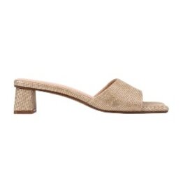 FORTUNE GOLD WOVEN CHUNKY KITTEN HEEL AS SIZED