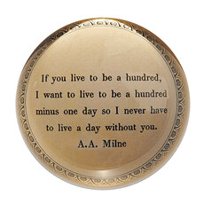 Sugarboo Paperweight - If You Live To Be Hundred