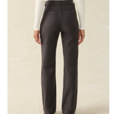 STRETCH TERRY PATCH POCKET PANT WASHED BLACK
