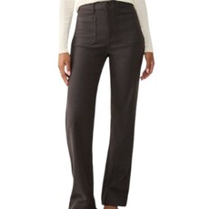 STRETCH TERRY PATCH POCKET PANT WASHED BLACK