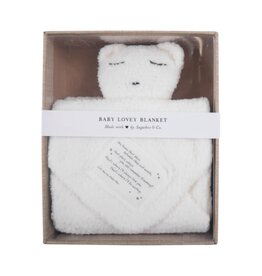 Sugarboo YOU KNOW THAT PLACE BETWEEN SLEEP AND AWAKE (PETER PAN) BEAR BABY LOVEY BLANKET