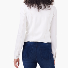 DENIM LOOK JACKET PAPER WHITE