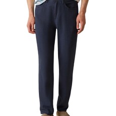 Faherty FOR HIM MOVEMENT LINEN 5 POCKET PANT DEEP SEA NAVY