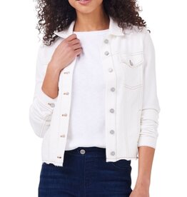 DENIM LOOK JACKET PAPER WHITE